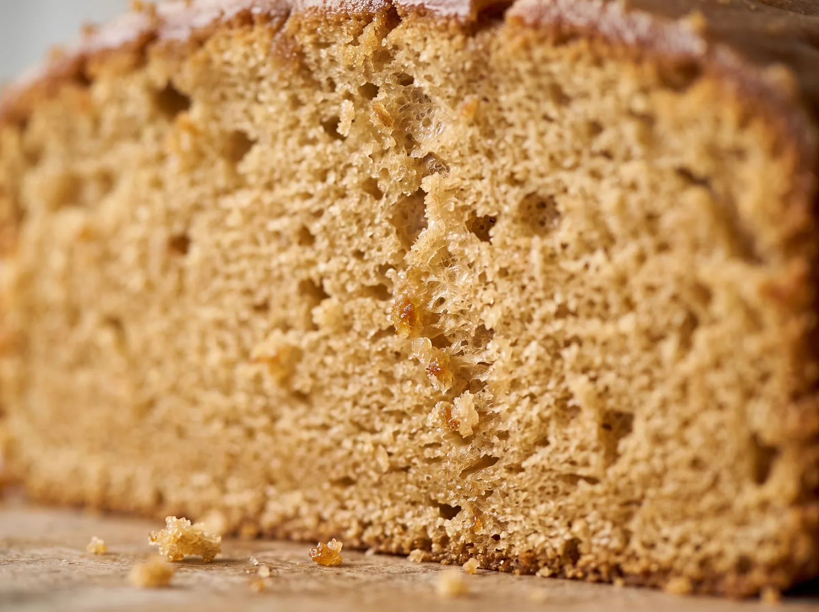 Bizcocho de caramelo, dorado y tierno / Caramel sponge, golden and tender