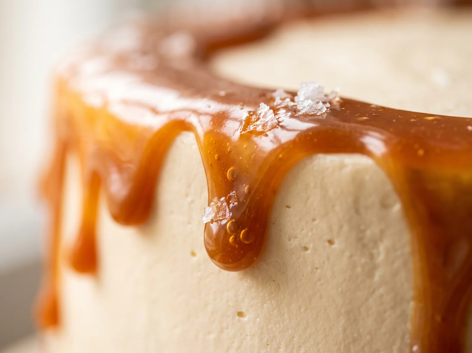 Caramelo salado con escamas de sal / Salted caramel with sea salt flakes